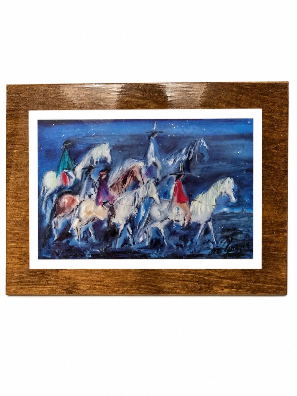 Ettore "Ted" DeGrazia (1909–1982) Reproduction of "Navajo Night Chant"